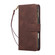 iPhone 17 Pro Max Multifunctional Multi-Card Wallet Phone Leather Case - Coffee