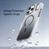 iPhone 17 Pro Max Mutural Ice Series MagSafe Gradient Matte PC Hybrid TPU Phone Case - Grey