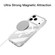 iPhone 17 Pro Max Mutural Ice Series MagSafe Magnetic TPU Phone Case - Transparent