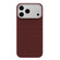 iPhone 17 Pro Max Nanofiber MagSafe Magnetic Phone Case - Red
