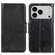 iPhone 17 Pro Max Nappa Texture Leather Case - Black
