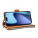 iPhone 17 Pro Max Nine-card Slots Zipper Wallet Bag Leather Phone Case - Brown