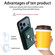 iPhone 17 Pro Max Organ Card Bag Ring Holder Phone Case - Green
