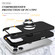 iPhone 17 Pro Max PC + TPU Magnetic Phone Case with Invisible Ring Holder - Black