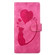 iPhone 17 Pro Max Pen Heart Cat Embossed Leather Phone Case - Pink