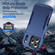 iPhone 17 Pro Max Pioneer Armor Heavy Duty PC + TPU Phone Case - Blue
