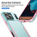 iPhone 17 Pro Max Pioneer Armor Heavy Duty PC + TPU Phone Case - Green+Pink