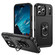 iPhone 17 Pro Max Pioneer Armor Heavy Duty PC + TPU Phone Case with Holder - Black