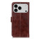 iPhone 17 Pro Max Retro Crazy Horse Texture Horizontal Flip Leather Phone Case - Brown