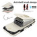 iPhone 17 Pro Max Rhombic Texture Card Bag Phone Case with Long Lanyard - White