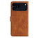 iPhone 17 Pro Max Seven Butterflies Embossed Leather Phone Case - Brown