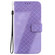 iPhone 17 Pro Max Seven-shaped Embossed Leather Phone Case - Purple