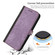 iPhone 17 Pro Max Side Buckle Double Fold Hand Strap Leather Phone Case - Purple