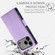 iPhone 17 Pro Max Side Buckle Magnetic Frosted Leather Phone Case - Purple