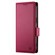 iPhone 17 Pro Max Side Buckle Magnetic Frosted Leather Phone Case - Wine Red