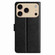 iPhone 17 Pro Max Silk Texture Horizontal Flip Leather Phone Case - Black