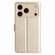iPhone 17 Pro Max Silk Texture Horizontal Flip Leather Phone Case - Gold