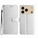 iPhone 17 Pro Max Silk Texture Horizontal Flip Leather Phone Case - Silver