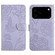 iPhone 17 Pro Max Skin Feel Butterfly Embossed Flip Leather Phone Case - Purple