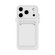 iPhone 17 Pro Max Skin Feel Card Contrast Color Button TPU Phone Case - White