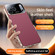 iPhone 17 Pro Max Skin Feel Leather Texture Cooling Phone Case - Brown