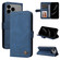 iPhone 17 Pro Max Skin Feel Life Tree Leather Phone Case - Blue