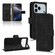 iPhone 17 Pro Max Skin Feel Magnetic Flip Leather Phone Case - Black