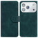 iPhone 17 Pro Max Skin Feel Pure Color Flip Leather Phone Case - Green