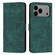 iPhone 17 Pro Max Skin Feel Stripe Pattern Leather Phone Case with Lanyard - Green