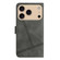 iPhone 17 Pro Max Skin-feel Stitching Leather Phone Case - Grey