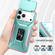 iPhone 17 Pro Max Sliding Camshield Holder Phone Case - Pink + Grey Green