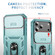 iPhone 17 Pro Max Sliding Camshield TPU + PC Phone Case with Holder - Green