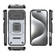 iPhone 17 Pro Max Sliding Camshield TPU + PC Shockproof Phone Case with Holder - Grey