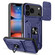 iPhone 17 Pro Max Sliding Camshield TPU+PC Phone Case with Card Slot - Blue