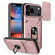 iPhone 17 Pro Max Sliding Camshield TPU+PC Phone Case with Card Slot - Rose Gold