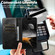 iPhone 17 Pro Max Suteni Calf Texture Horizontal Flip Leather Phone Case - Black