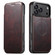 iPhone 17 Pro Max Suteni J05 Leather Magnetic MagSafe Phone Case - Brown