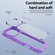 iPhone 17 Pro Max TPU + PC Lens Protection Phone Case - Purple