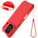 iPhone 17 Pro Max Wave Texture MagSafe Magnetic Liquid Silicone Phone Case - Red