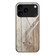 iPhone 17 Pro Max Wood Grain Glass Phone Case - Grey