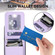 iPhone 17 Pro Max YM015 Crossbody Rhombic Card Bag RFID Phone Case - Light Purple