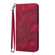 iPhone 17 Pro Max YX0060 Elephant Head Embossed Phone Leather Case with Lanyard - Rose Red