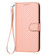 iPhone 17 Pro Max YX0070 Carbon Fiber Buckle Leather Phone Case with Lanyard - Pink