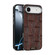 iPhone 17 Air ABEEL Beast Pattern 6D Micro-Embossed MagSafe Genuine Leather Phone Case - Brown