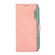 iPhone 17 Air ABEEL Color Block Magnetic RFID Leather Phone Case - Pink-Cyan