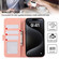 iPhone 17 Air ABEEL Color Block Magnetic RFID Leather Phone Case - Pink-Cyan