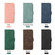 iPhone 17 Air ABEEL Frosted Magnetic RFID Leather Phone Case - Black
