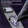 iPhone 17 Air Airbag MagSafe Shockproof Frosted Phone Case with Fold Holder - Grey