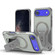iPhone 17 Air Armor Magsafe Holder PC Hybrid TPU Phone Case - Grey