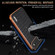 iPhone 17 Air AZNS Electroplated Frame Crocodile Texture Full Coverage Phone Case - Brown
